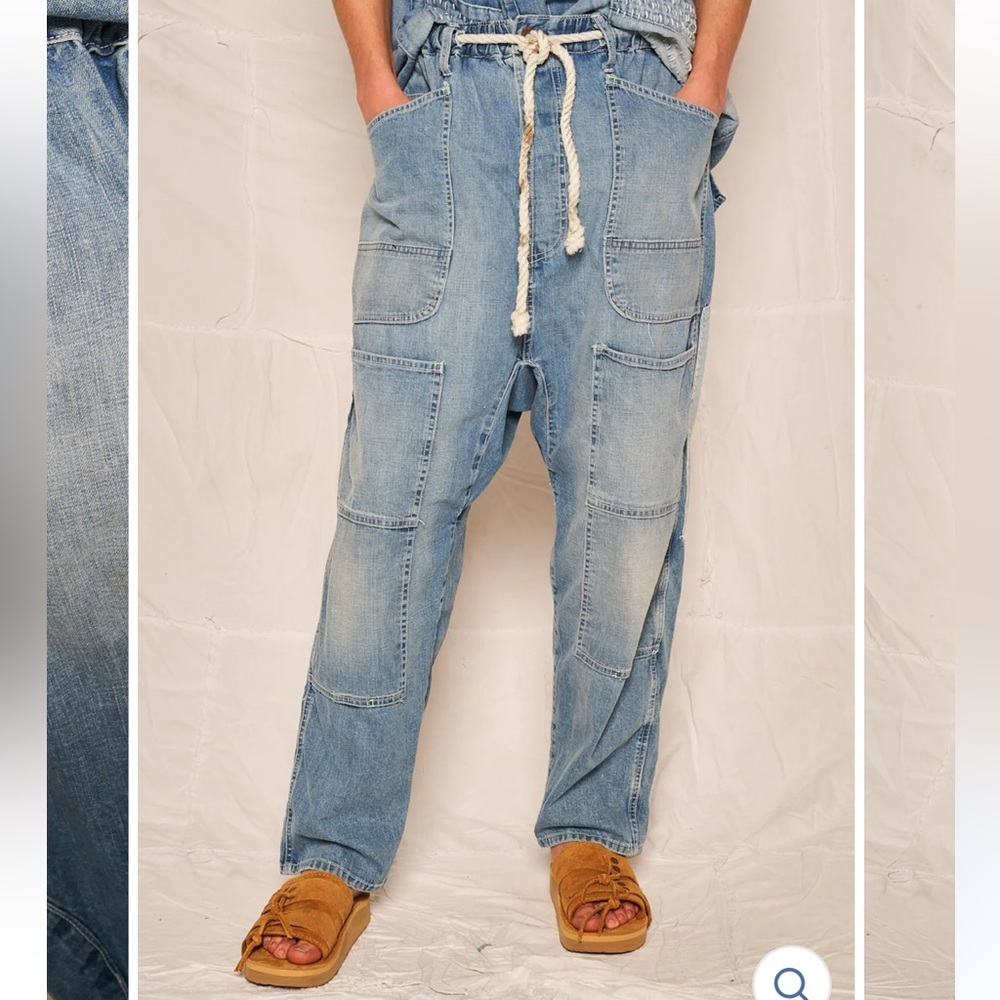 Men's Blue Denim Pants